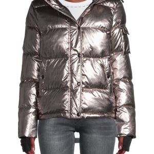 Metallic Puffer Jacket